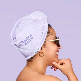 Quick-Dry Hair Towel - 'That's a wrap'
