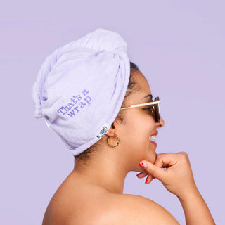 QUICK-DRY HAIR TOWEL - 'THAT'S A WRAP'