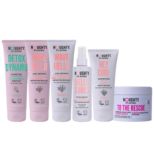 Noughty Enhance Your Waves: Wavy Hair 6pc Bundle Sulphate-Free - Main Image