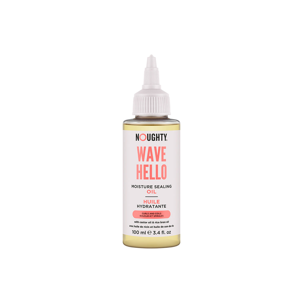 Wave Hello Moisture Sealing Oil for Curls & Coils | Noughty